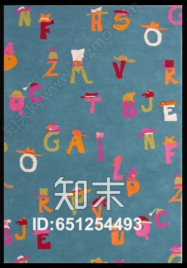 儿童地毯高清贴图材质