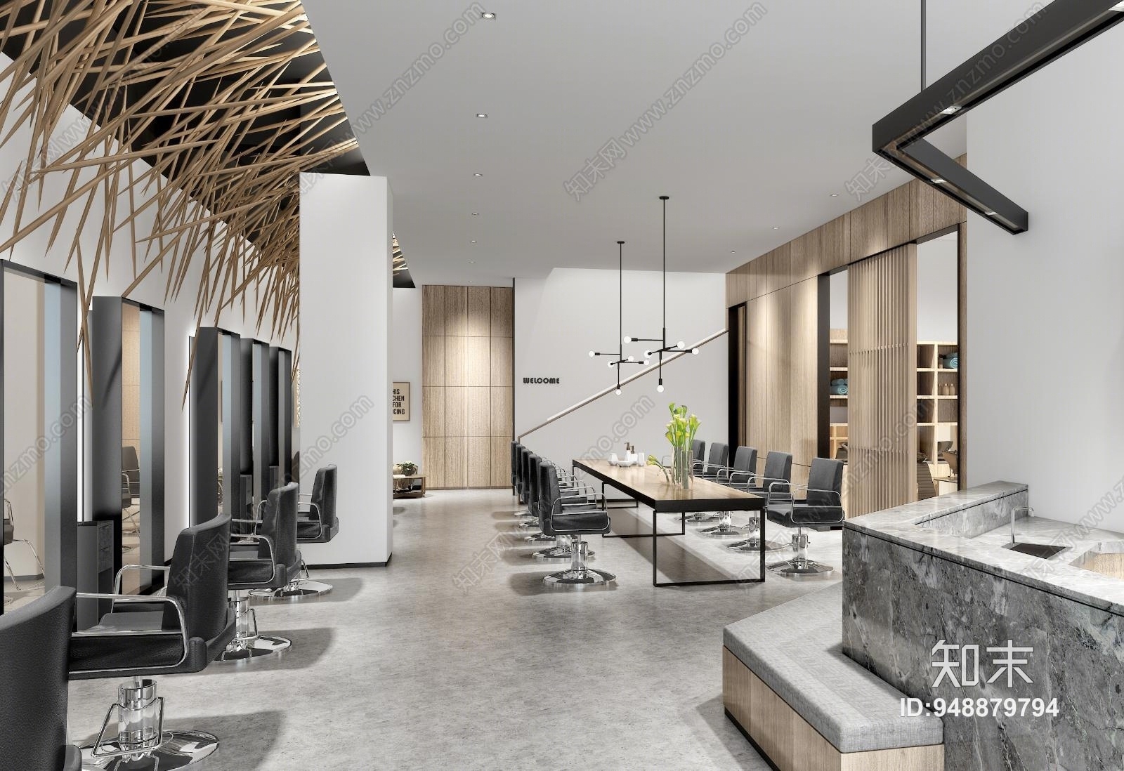 现代理发店3D模型下载【ID:948879794】
