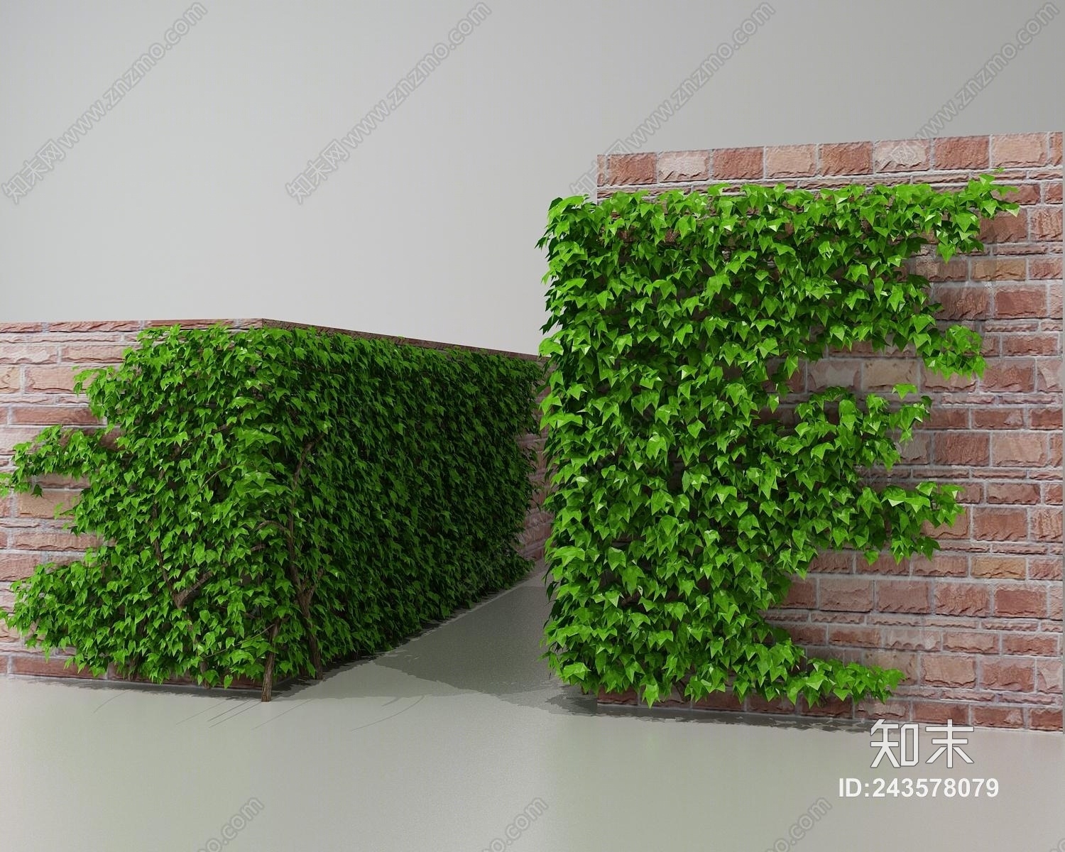 现代院墙3D模型下载【ID:243578079】