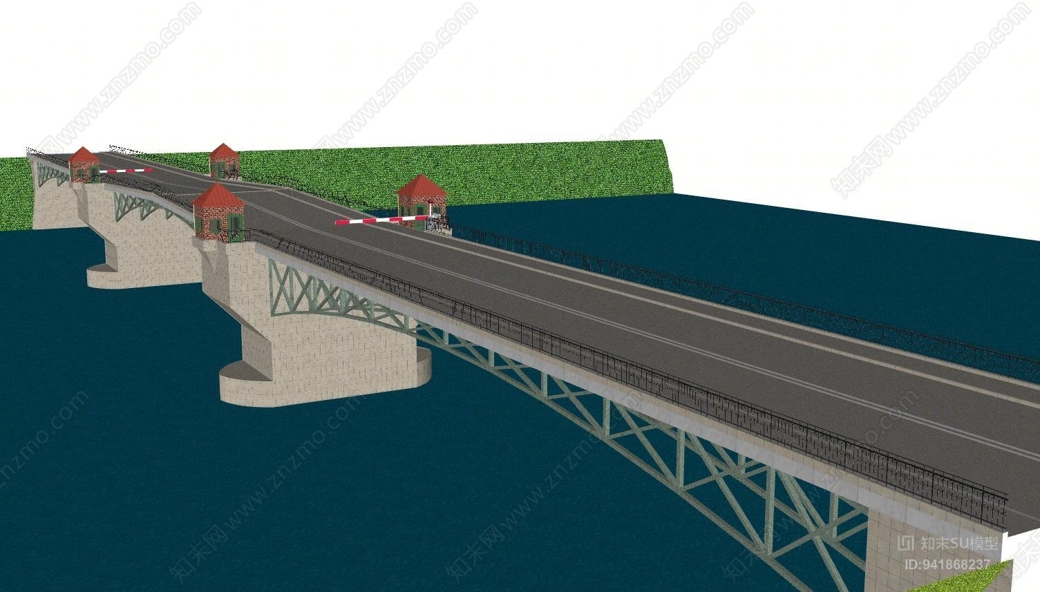 漫水桥SU模型下载【ID:941868237】