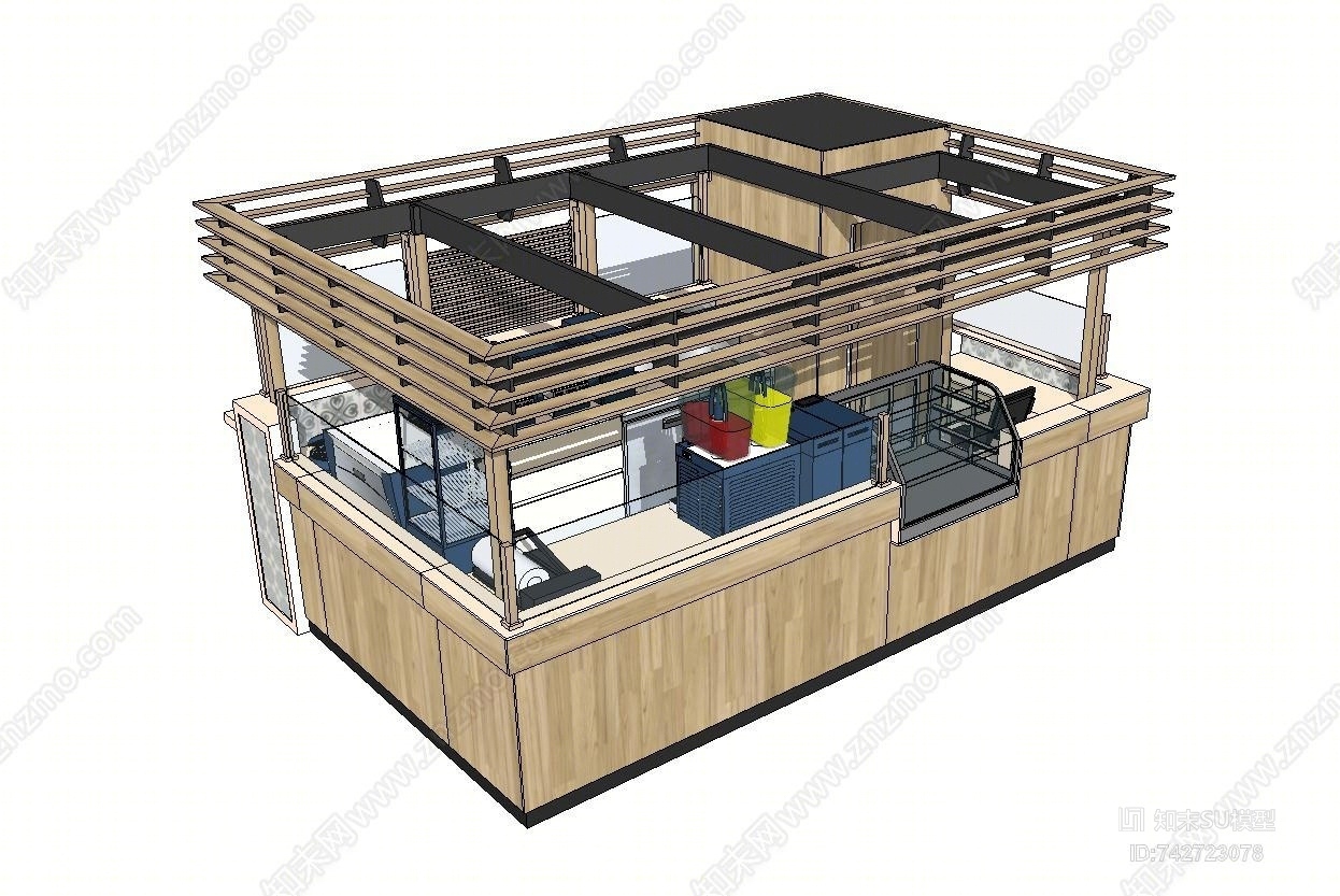 自动售卖机SU模型下载【ID:742723078】