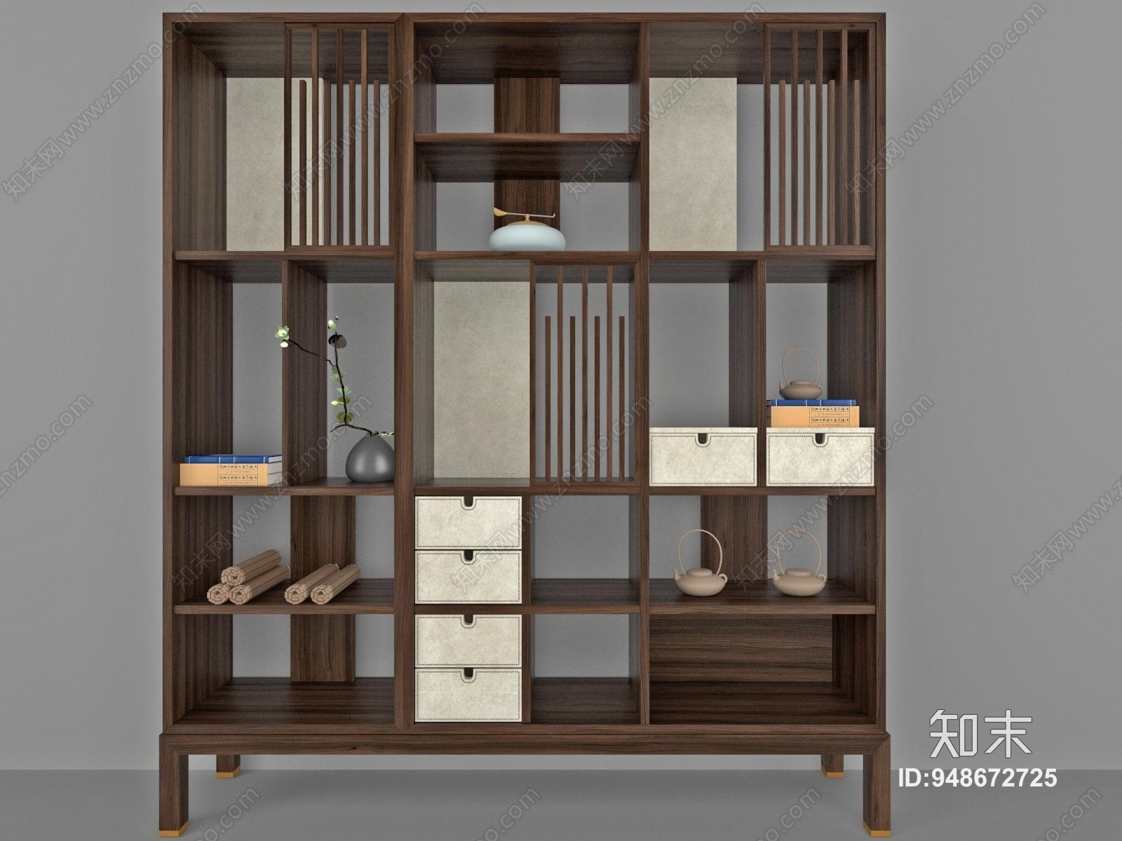中式家具3D模型下载【ID:948672725】