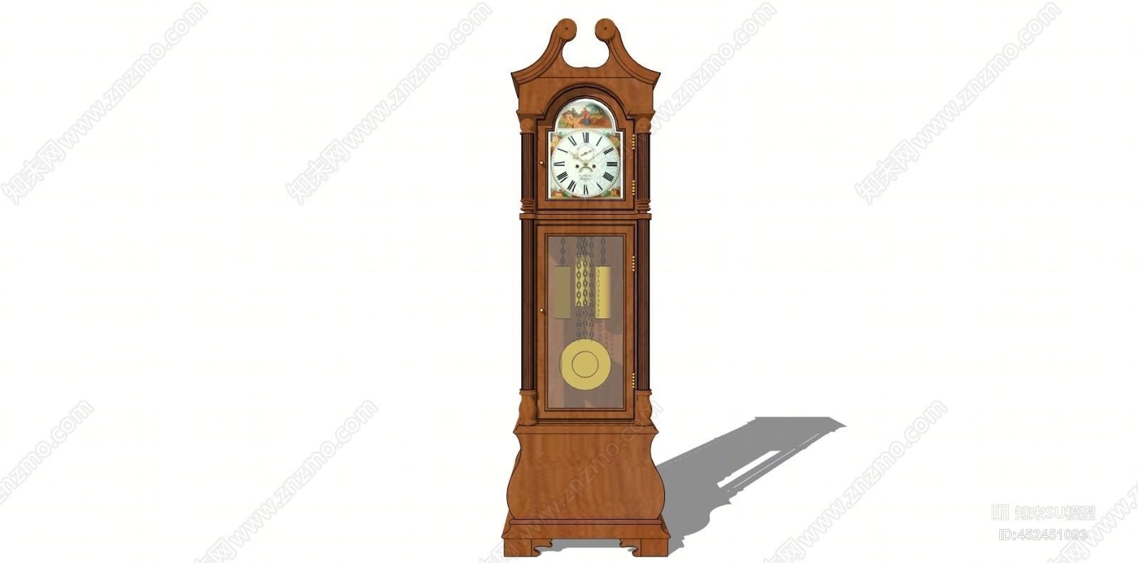 欧式风格编钟SU模型下载【ID:452451093】