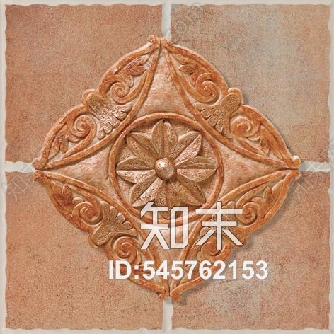 复古花片卫生间阳台厨房贴图下载【ID:545762153】