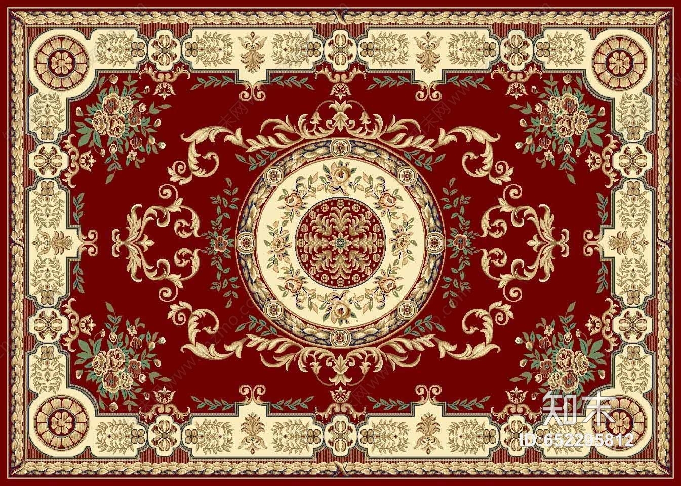 欧式地毯贴图下载【ID:652295812】