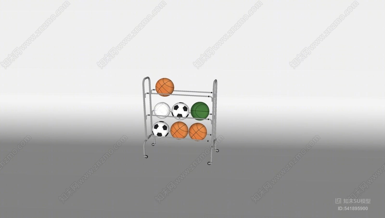 篮球SU模型下载【ID:541895900】