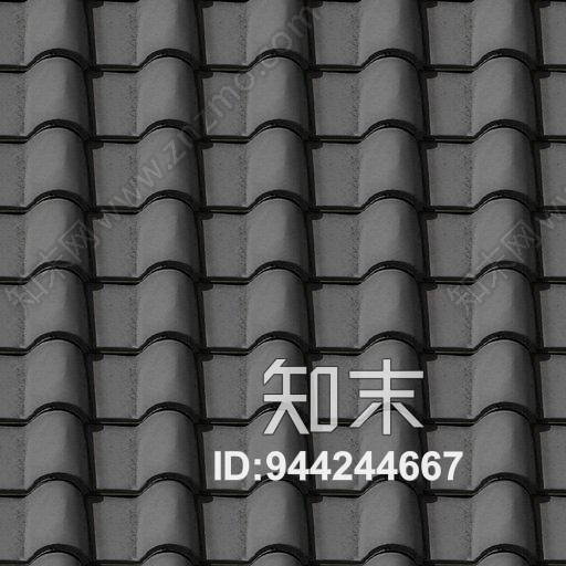 灰色波瓦贴图下载【ID:944244667】