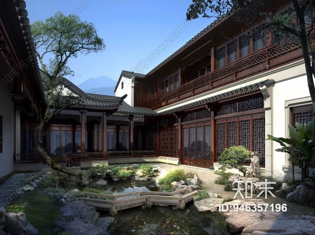 苏州桃花源建筑效果图施工图下载【ID:946357196】