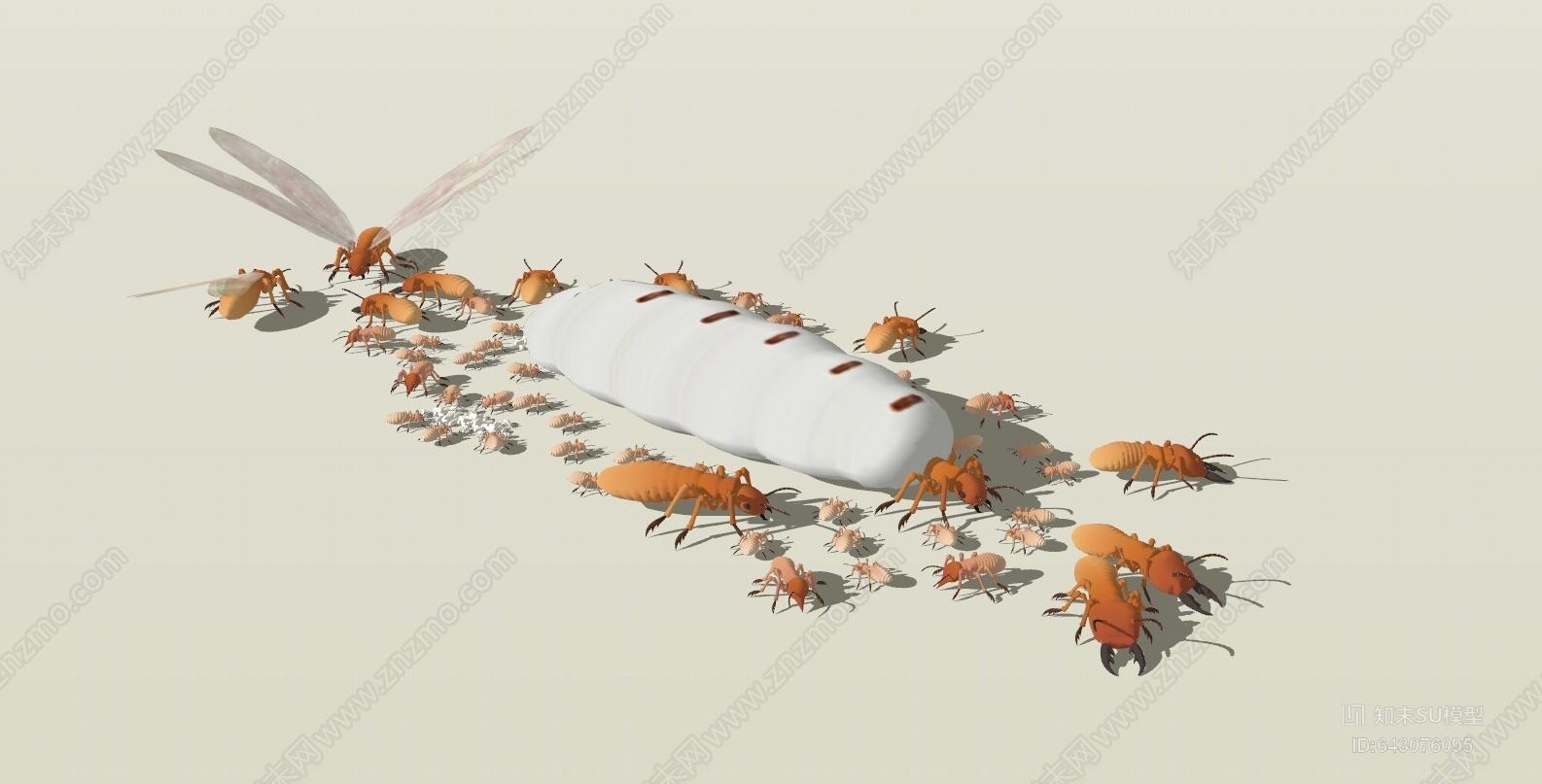 昆虫SU模型下载【ID:643076095】