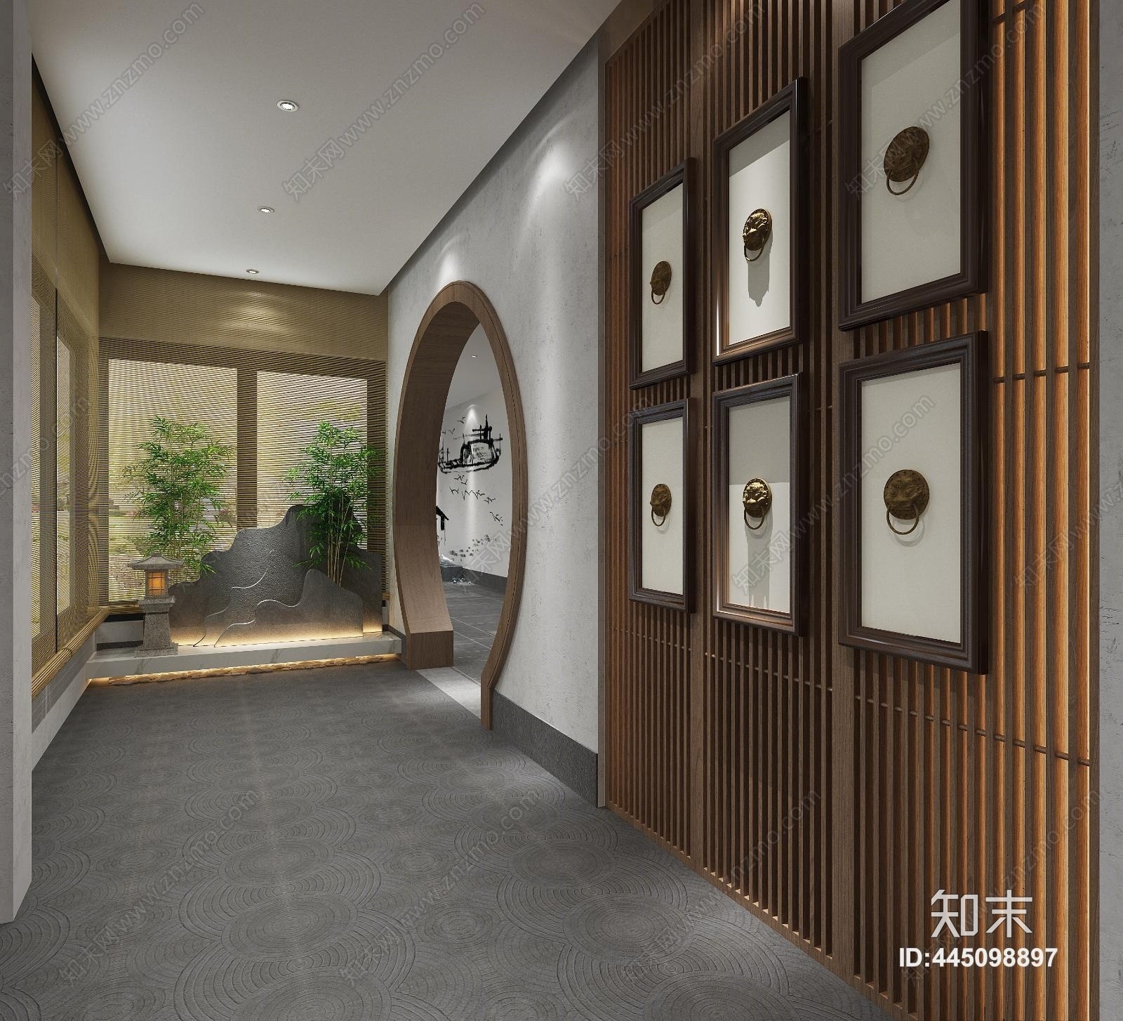 新中式茶餐厅3D模型下载【ID:445098897】