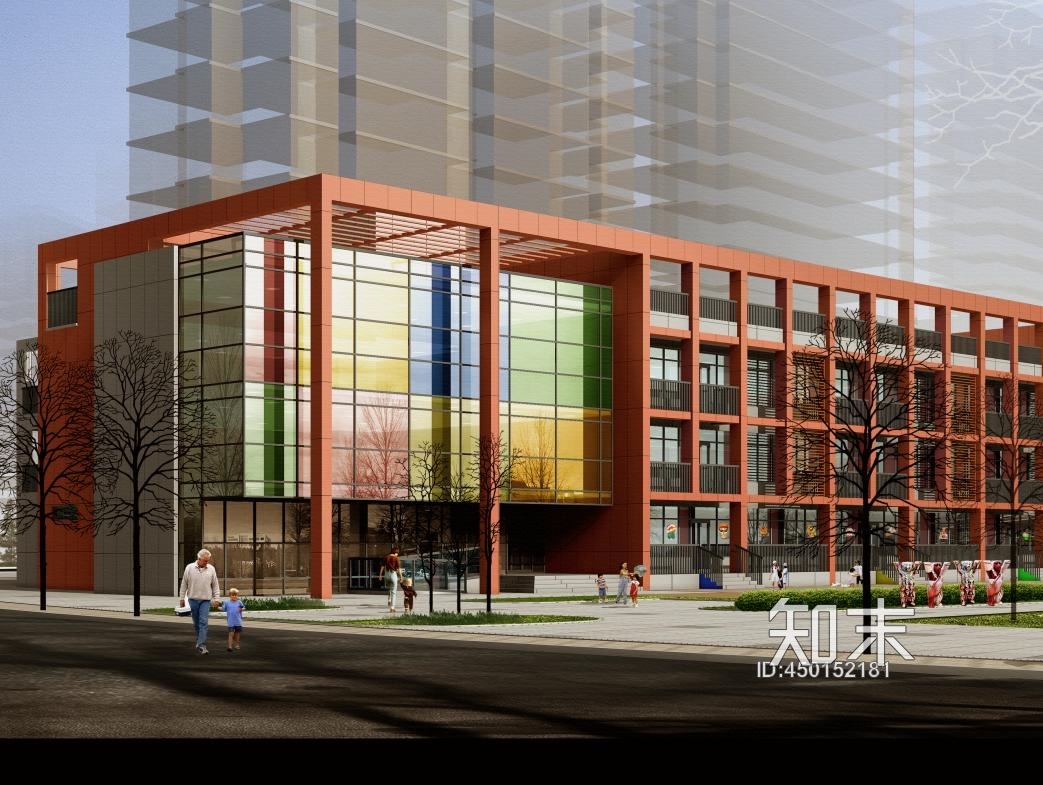 三层9班幼儿园建筑施工图下载【ID:450152181】