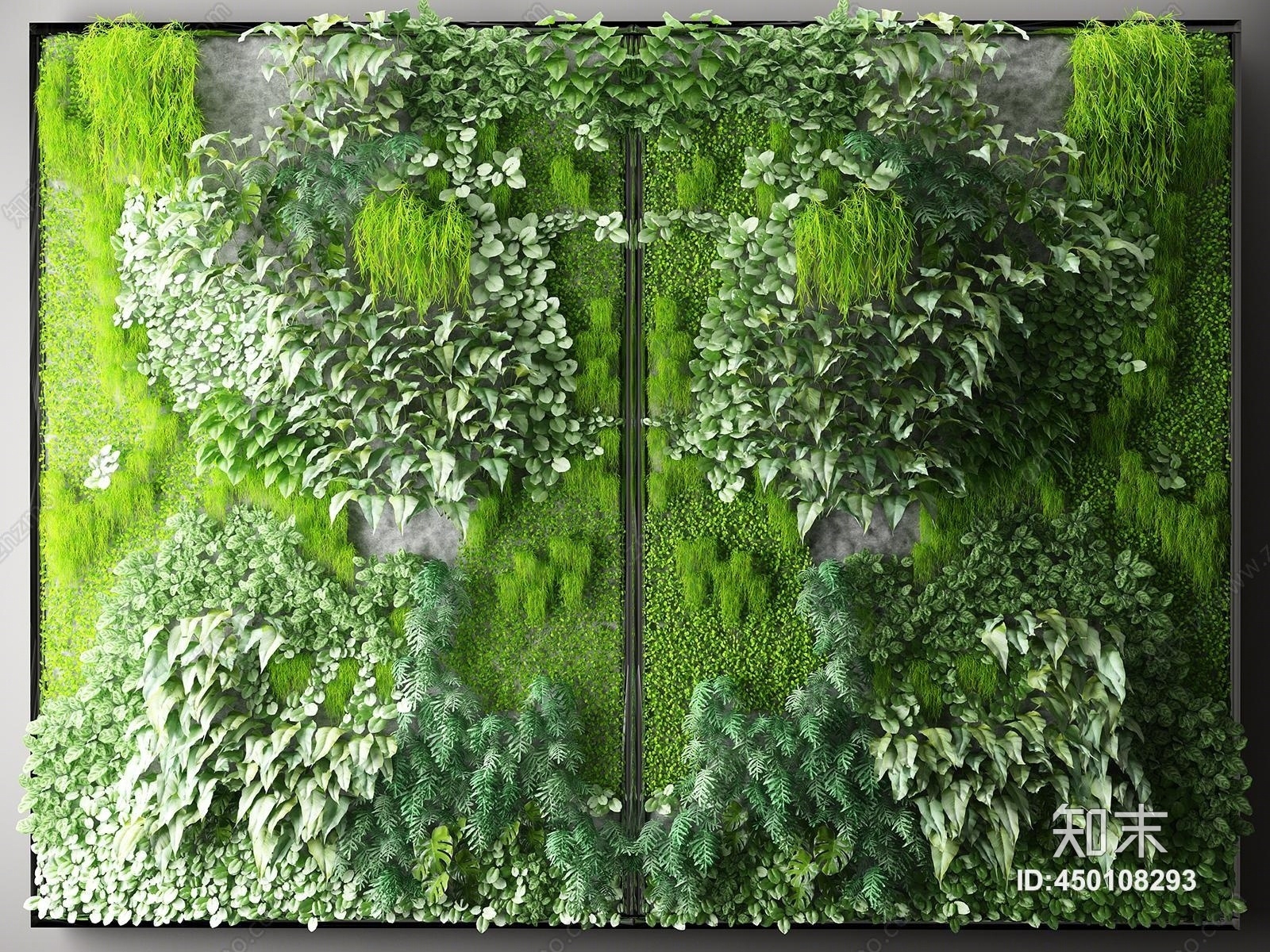 北欧植物3D模型下载【ID:450108293】