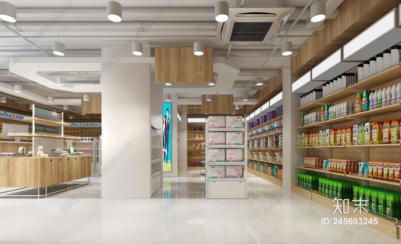 现代母婴店3D模型下载【ID:245693245】