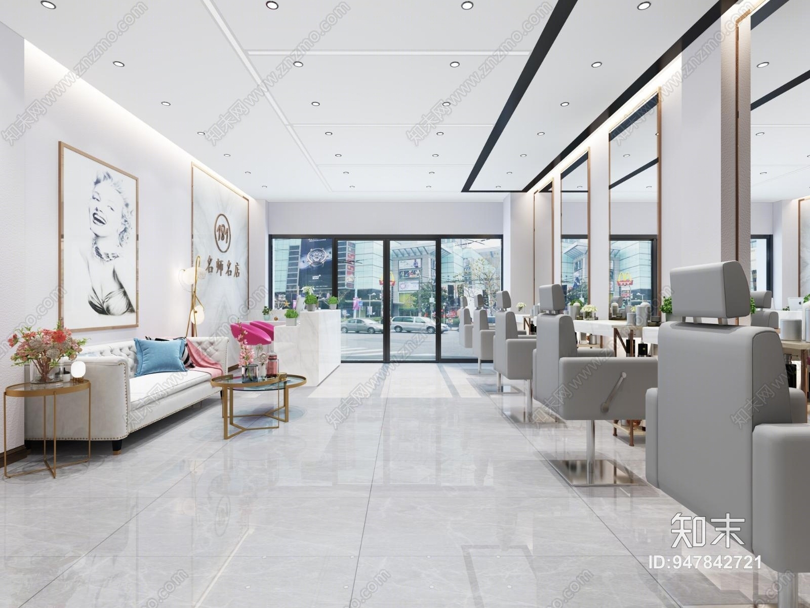现代理发店3D模型下载【ID:947842721】