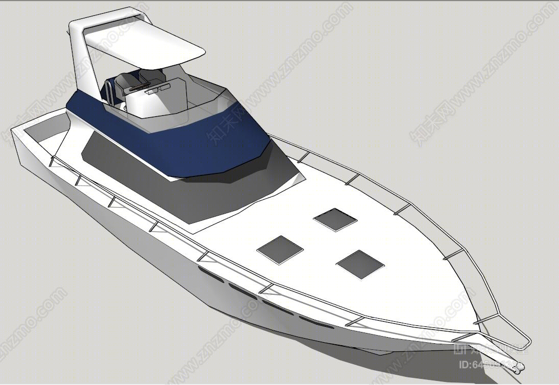 现代船SU模型下载【ID:645693369】