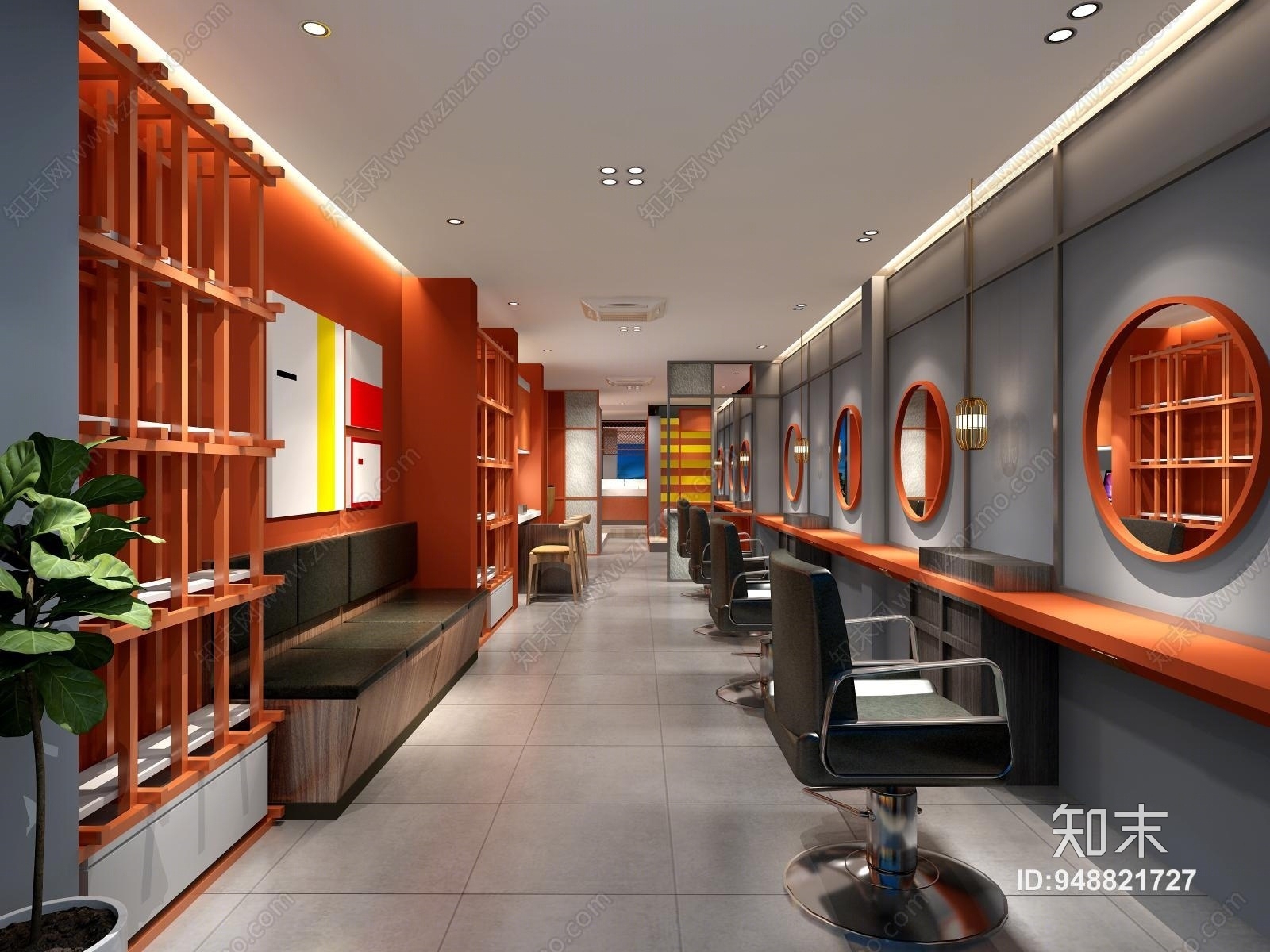 现代理发店3D模型下载【ID:948821727】