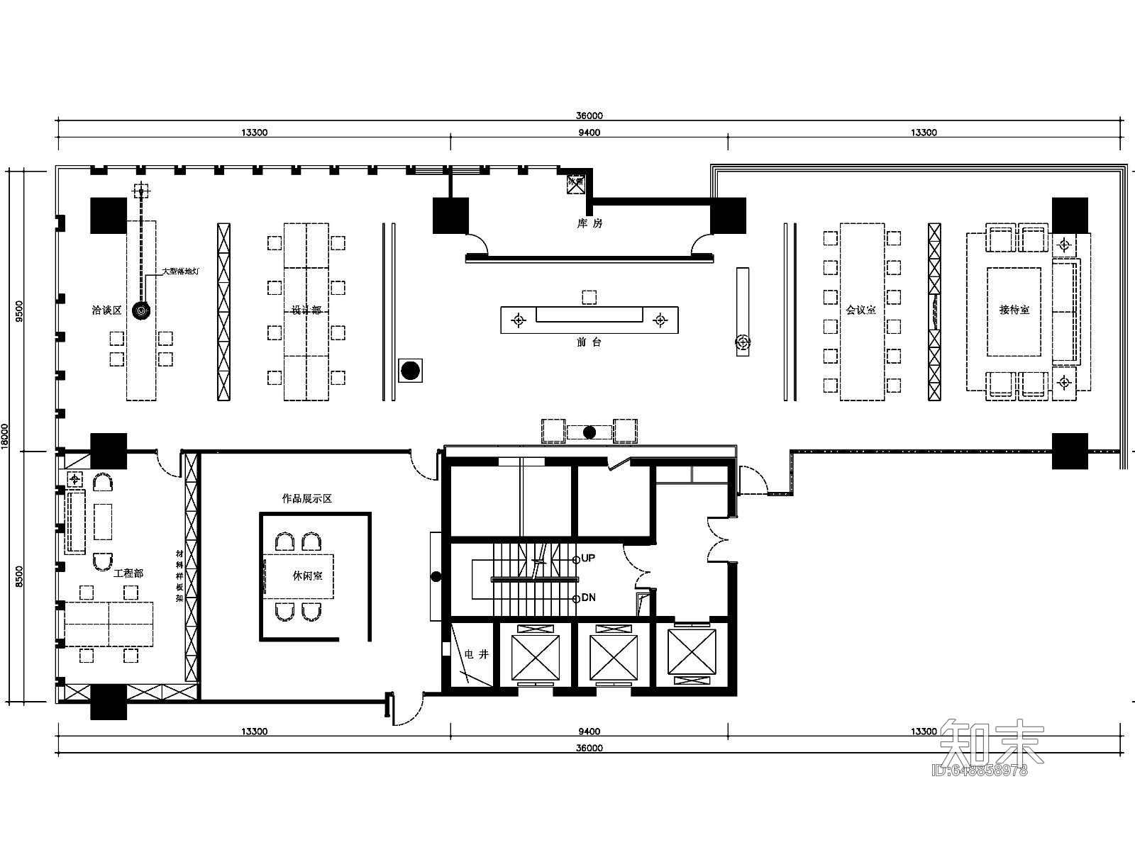 中式cad施工图下载【ID:648858978】