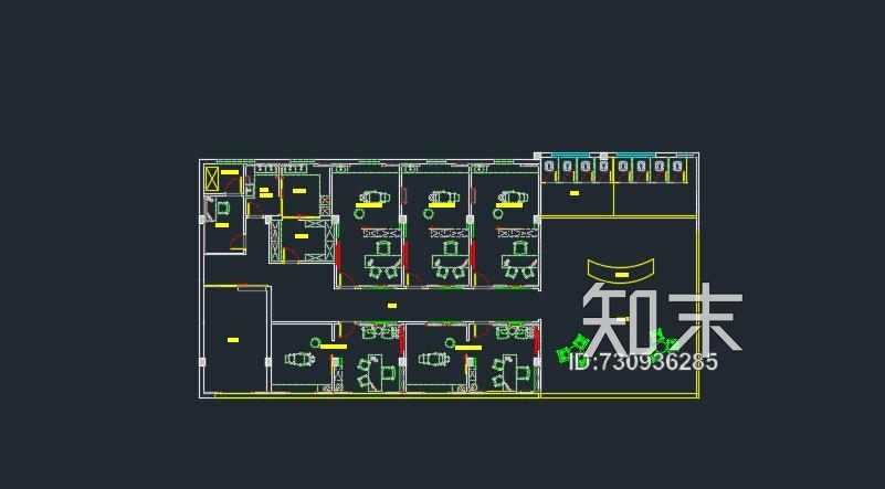 深圳市医疗美容会所cad施工图下载【ID:730936285】