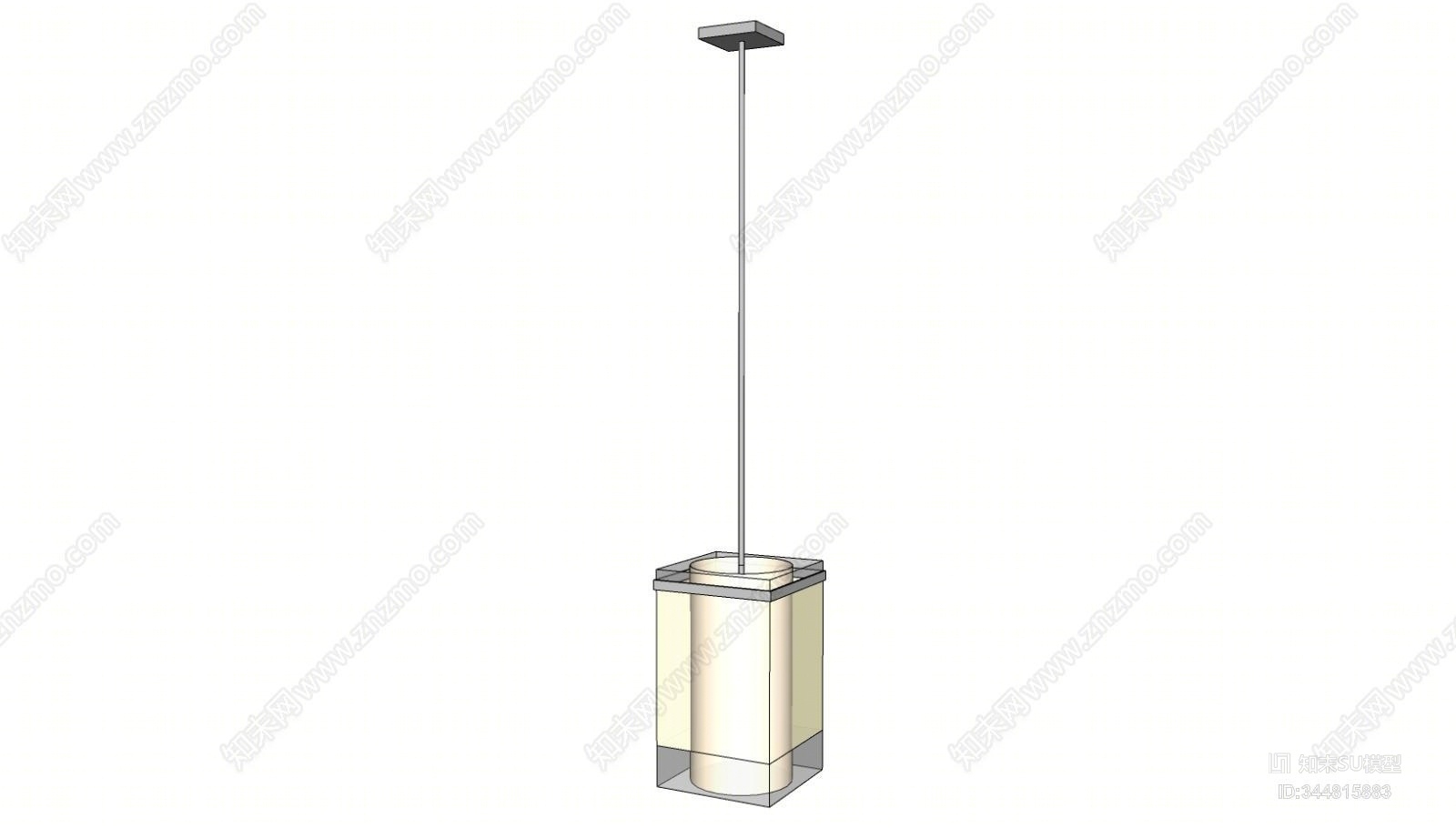 现代风格室内灯具SU模型下载【ID:344815883】