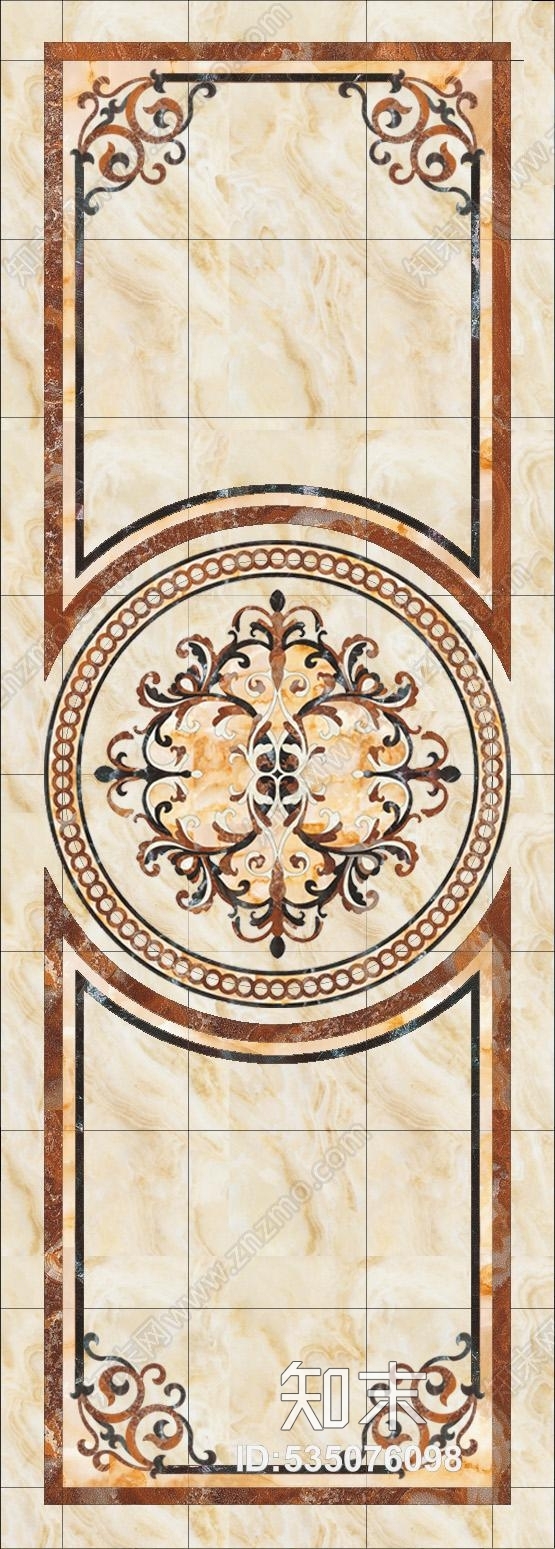 过道地拼花贴图,大理石,简欧,瓷砖,欧式,现代贴图下载【ID:535076098】