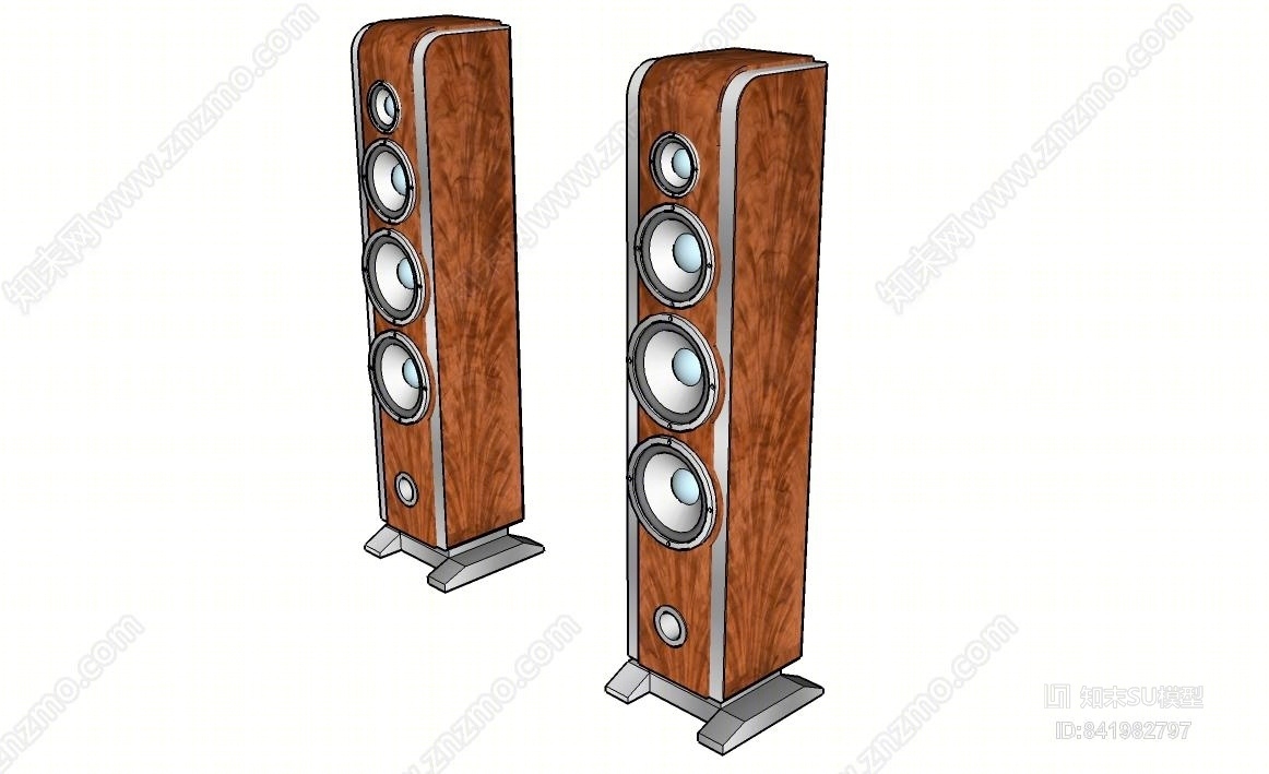立式音响SU模型下载【ID:841982797】