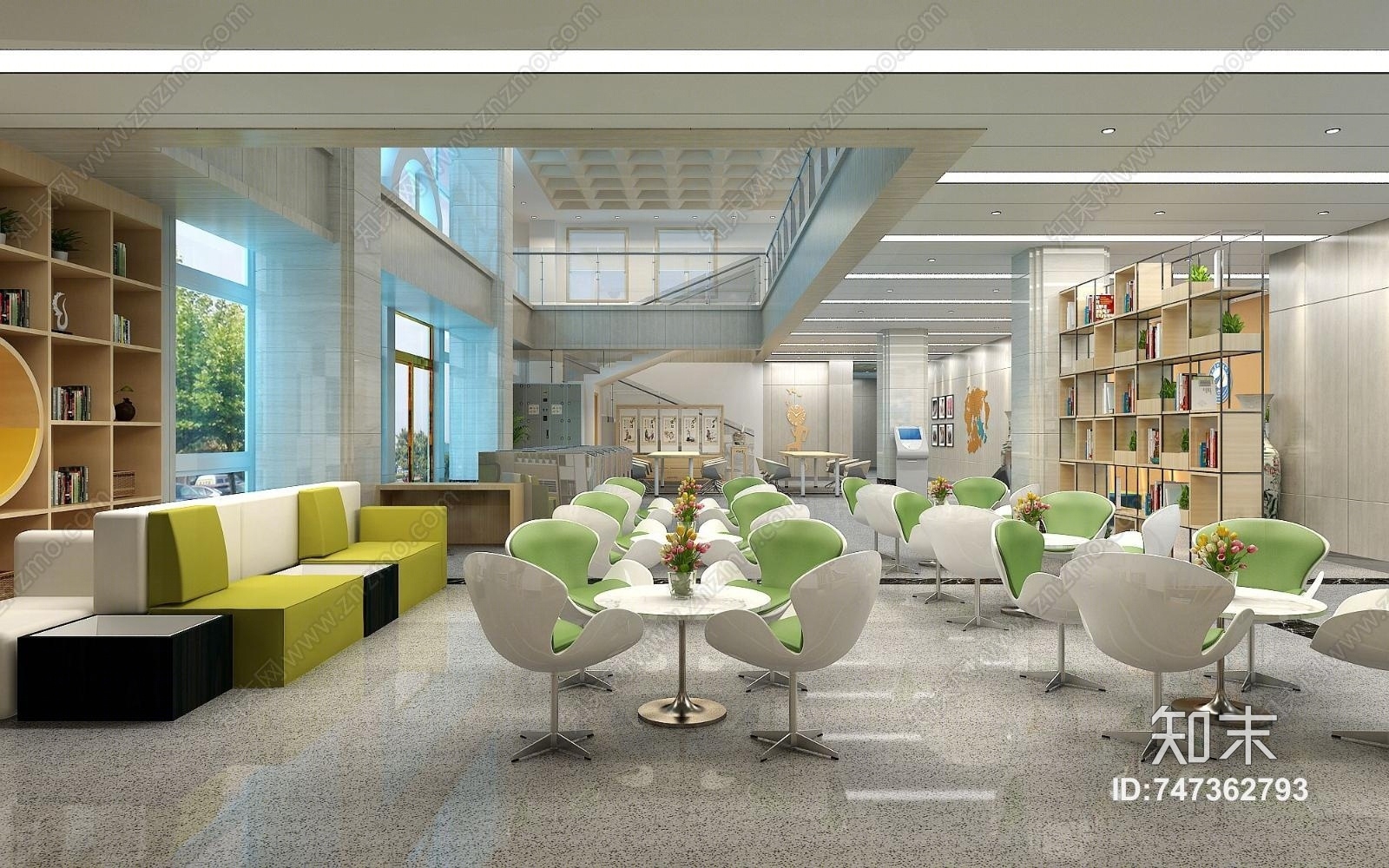现代校企文化3D模型下载【ID:747362793】