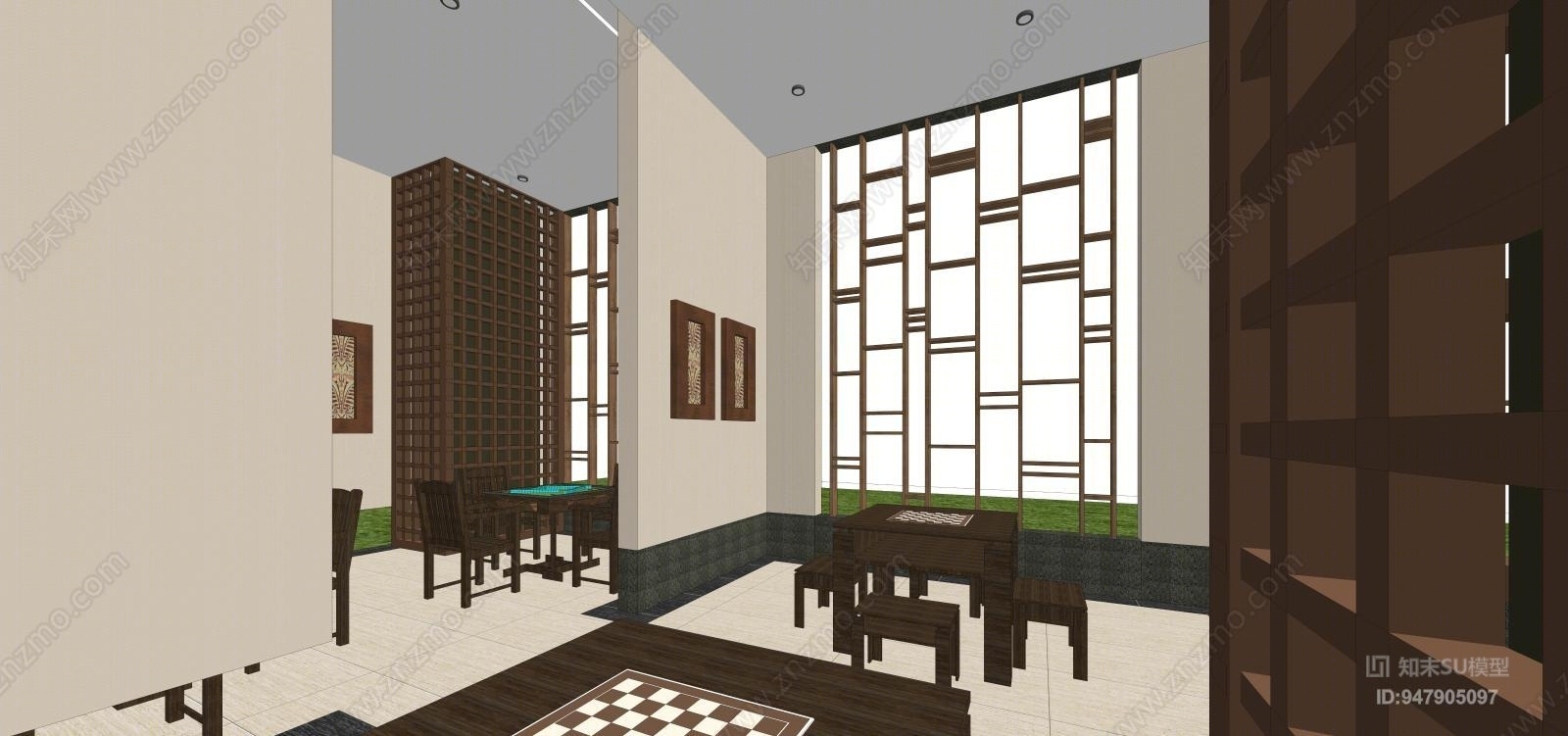 现代儿童活动空间SU模型下载【ID:947905097】