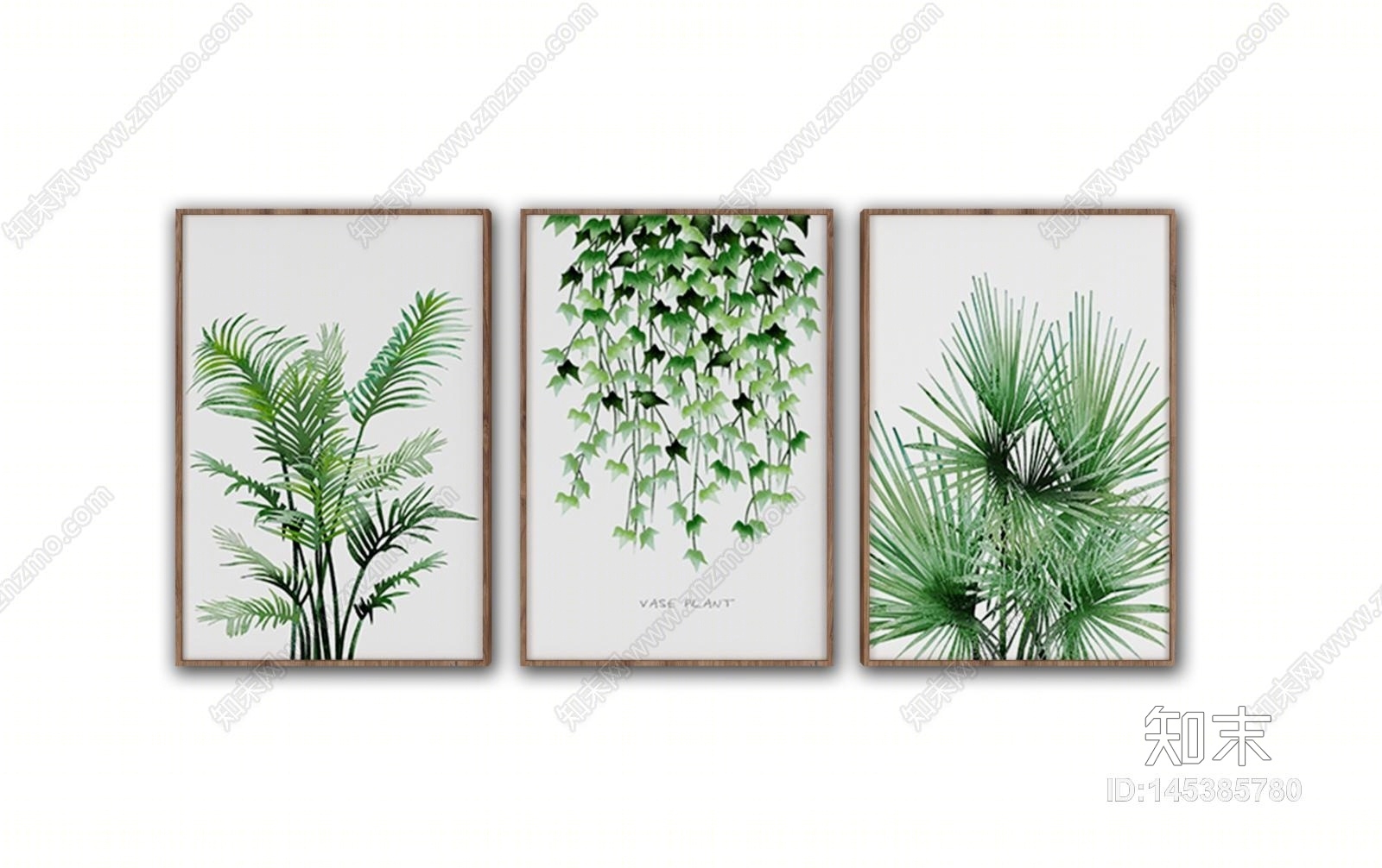 北欧客厅装饰画3D模型下载【ID:145385780】