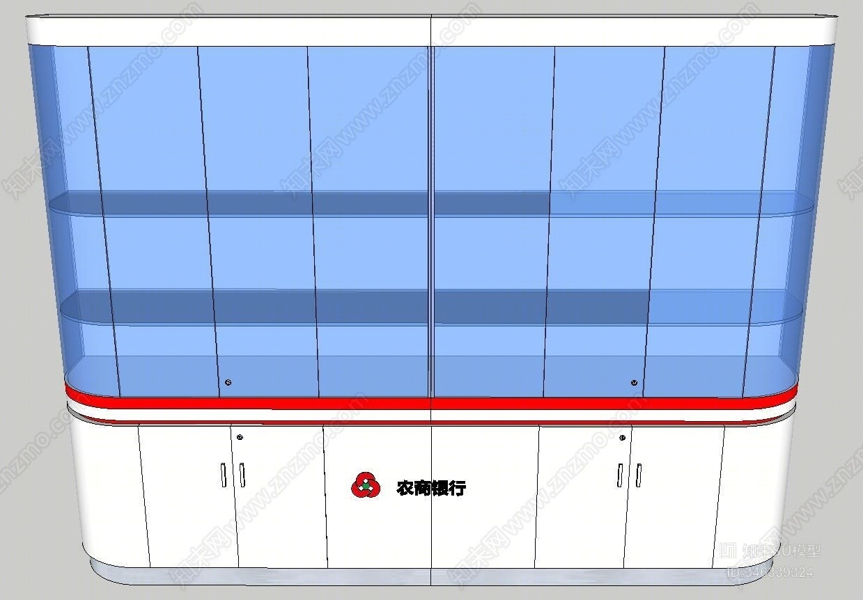 现代展柜SU模型下载【ID:346339324】
