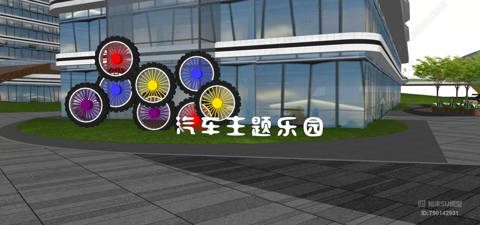 工业风格齿轮SU模型下载【ID:750142931】