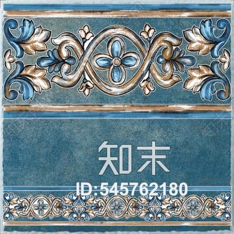 复古花片卫生间阳台厨房贴图下载【ID:545762180】