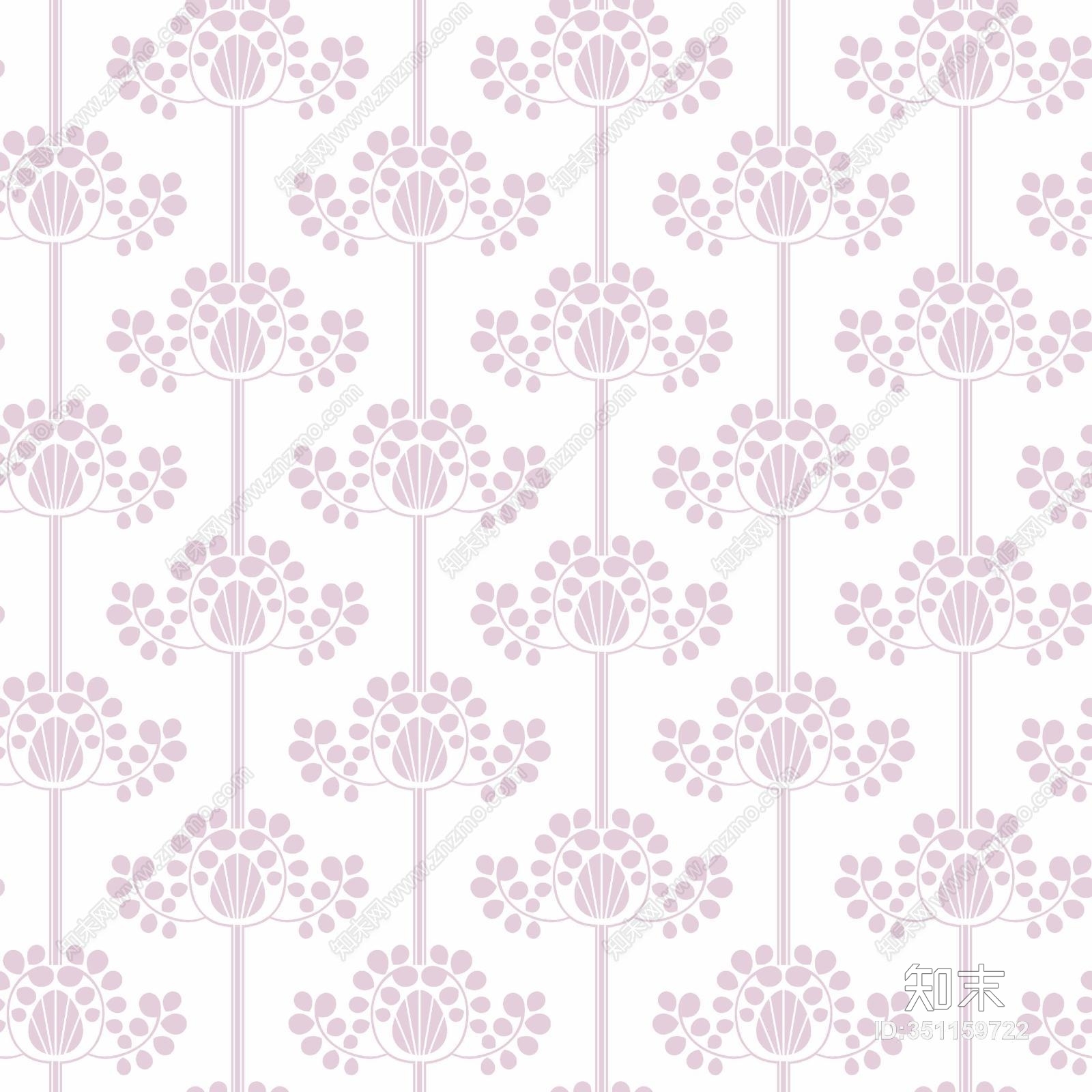 粉色图案花纹壁纸贴图下载【ID:351159722】