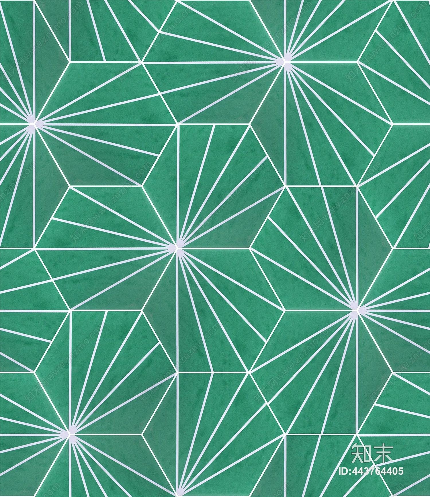 放射线特色六角砖贴图下载【ID:443764405】