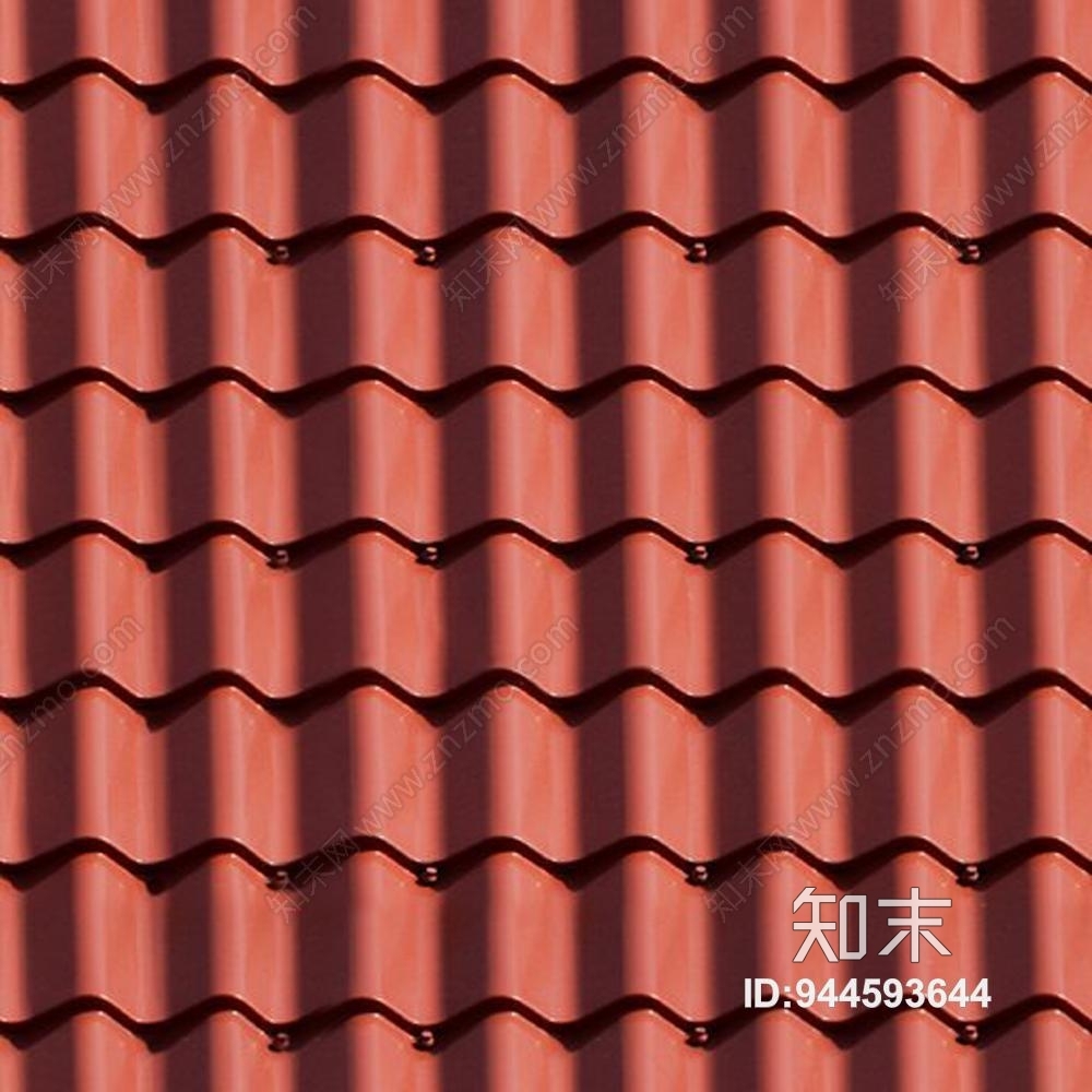 红色屋顶瓦高清贴图贴图下载【ID:944593644】