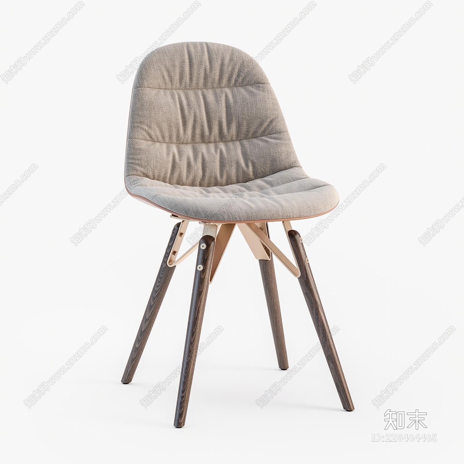 北欧餐椅单人椅子模型3D模型下载【ID:226484485】