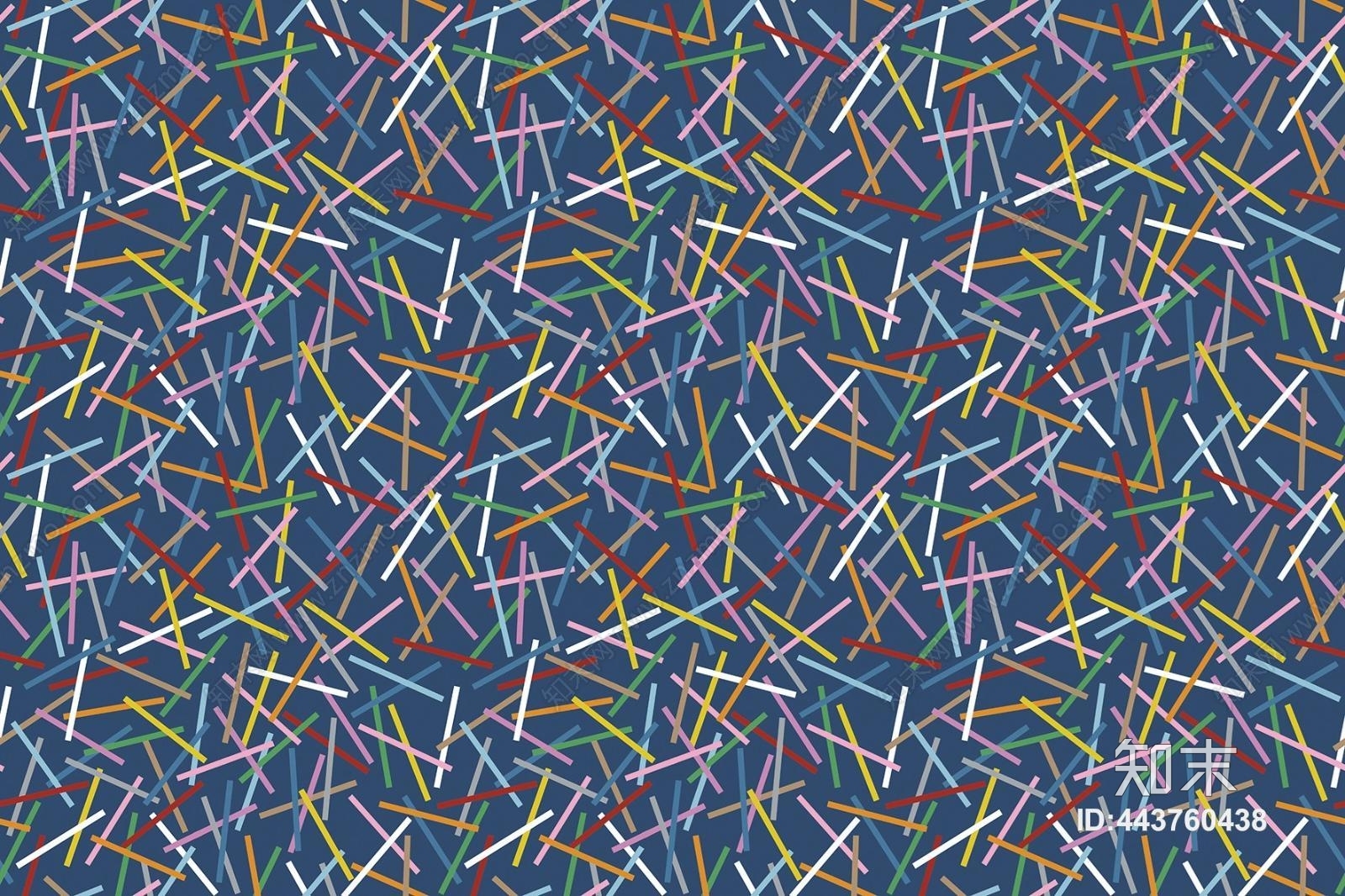 现代简约蓝色不规则色块冷色系装饰壁纸壁画贴图下载【ID:443760438】