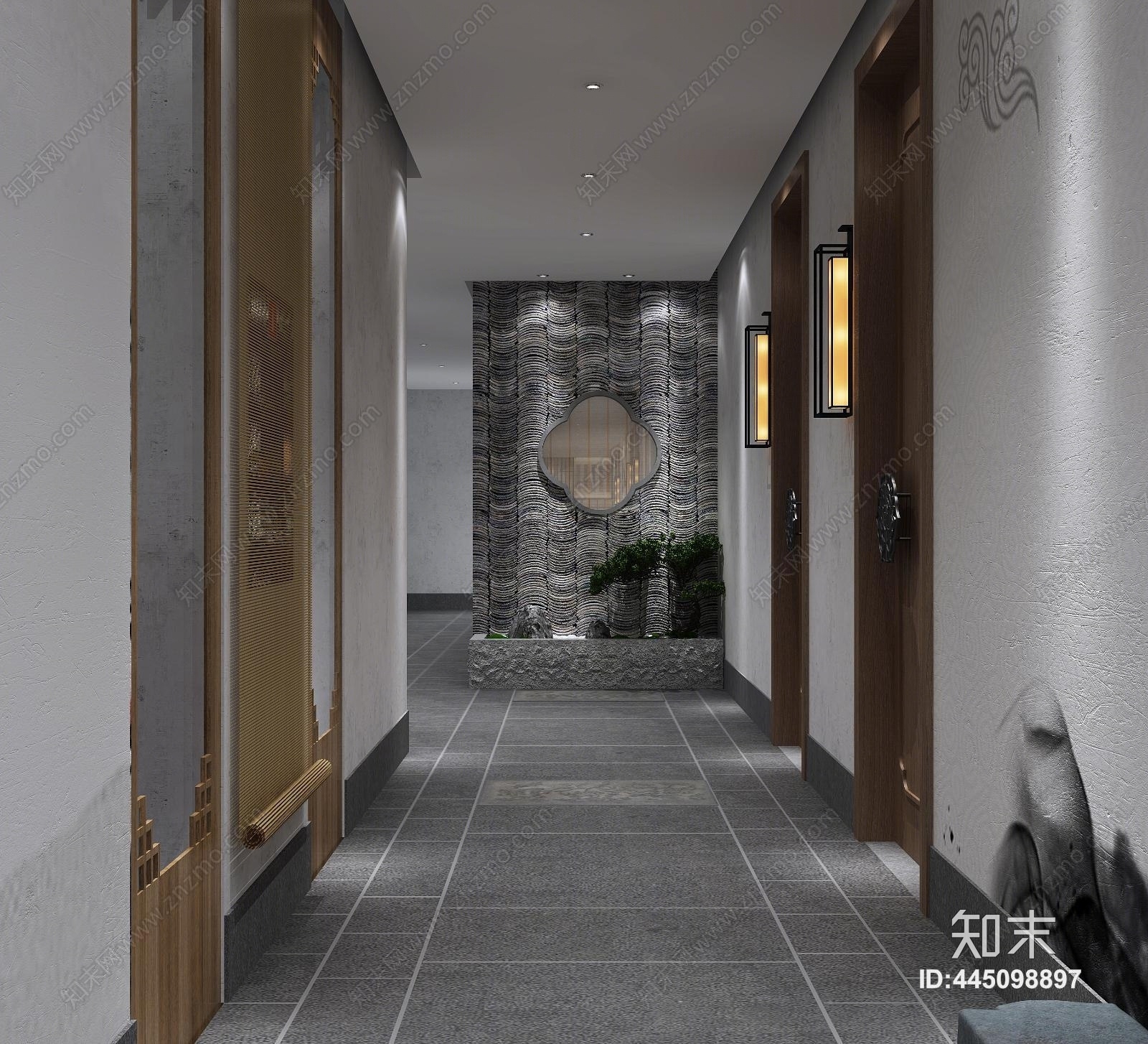 新中式茶餐厅3D模型下载【ID:445098897】