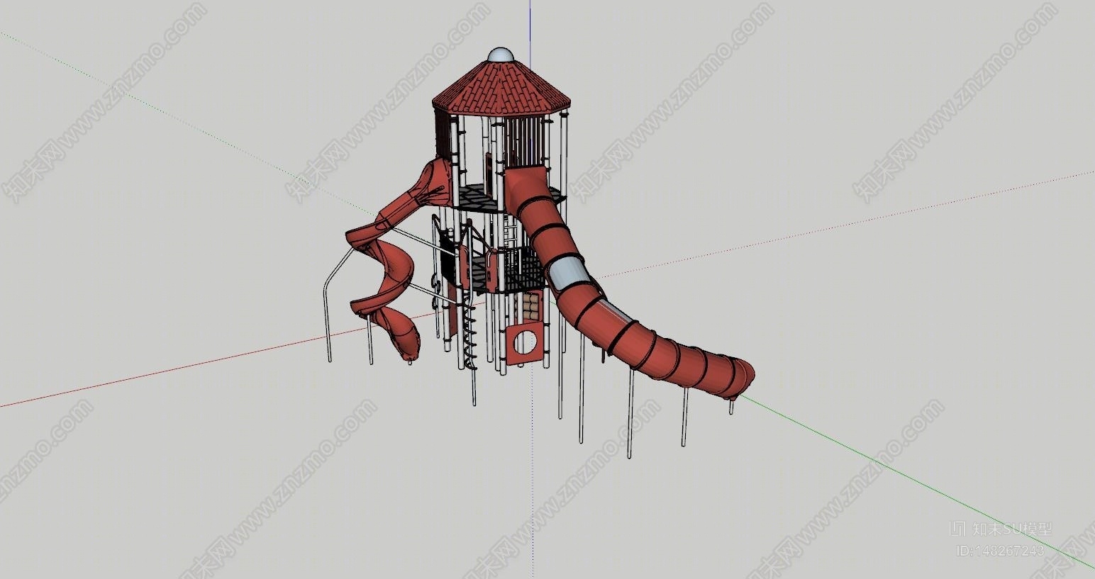 现代风格娱乐器材组合SU模型下载【ID:148267243】