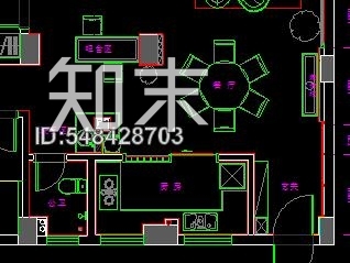 现代茶桌椅施工图下载【ID:548428703】