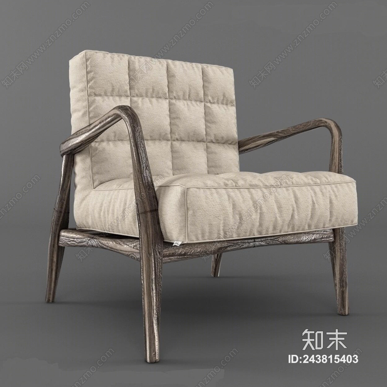 日式阳台休闲椅子3D模型下载【ID:243815403】