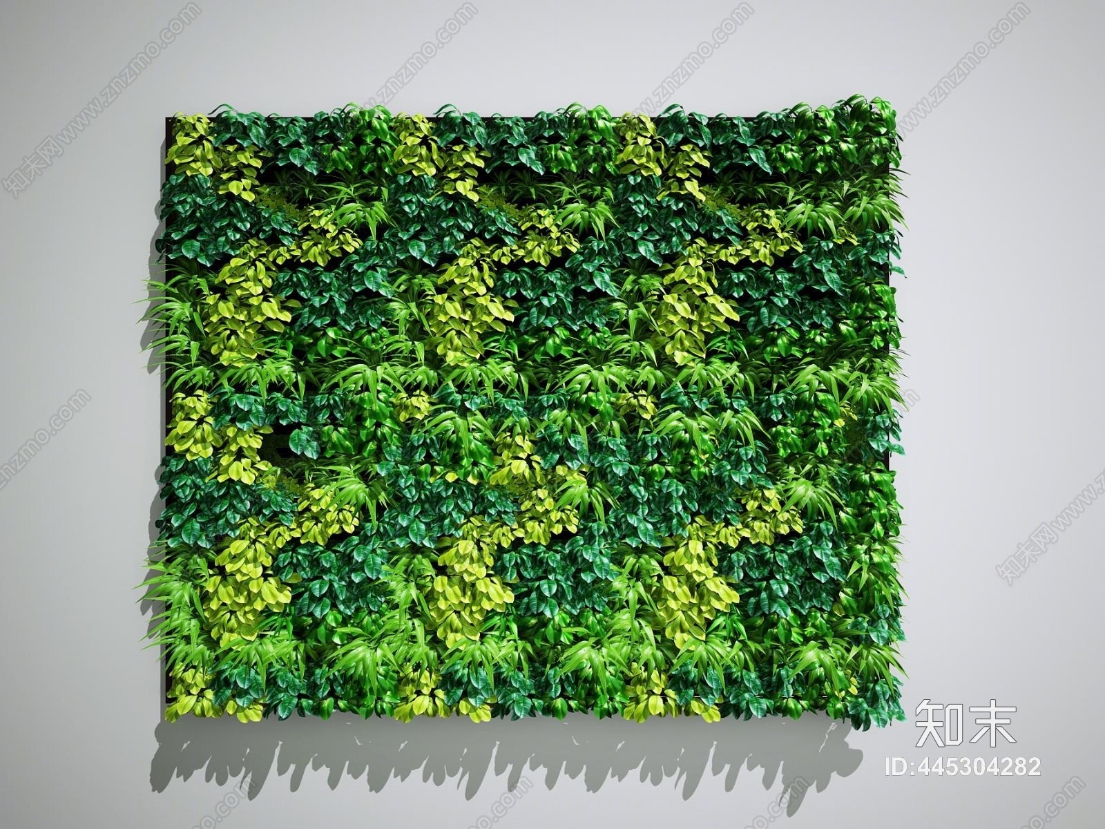 北欧植物墙3D模型下载【ID:445304282】