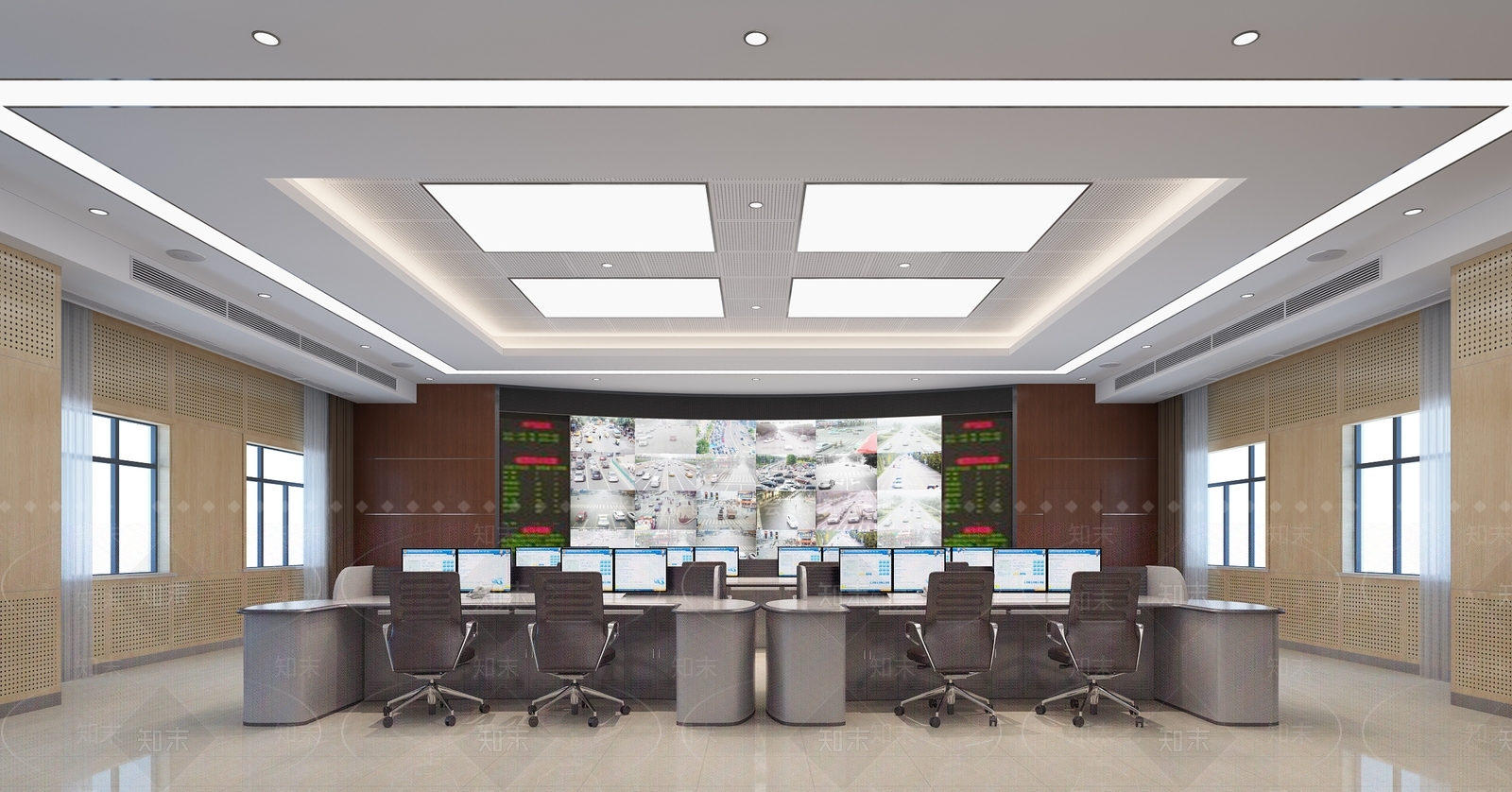 现代指挥中心3D模型下载【ID:234926601】