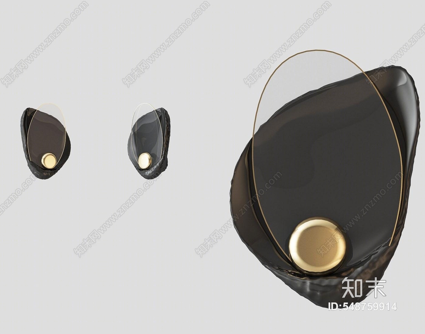 现代装饰灯3D模型下载【ID:548759914】