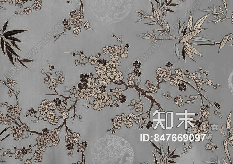 古典刺绣布艺贴图下载【ID:847669097】
