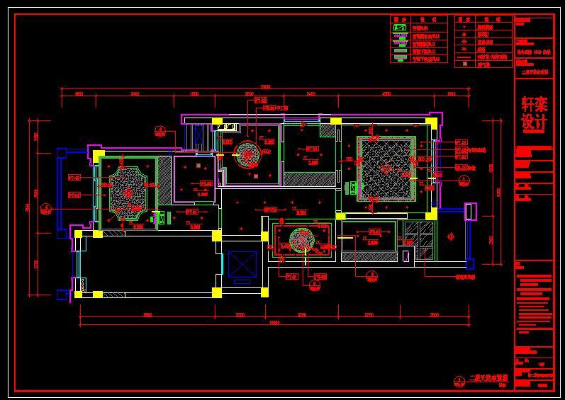 现代法式大宅样板间CAD施工图+实照图+材料表cad施工图下载【ID:531192498】