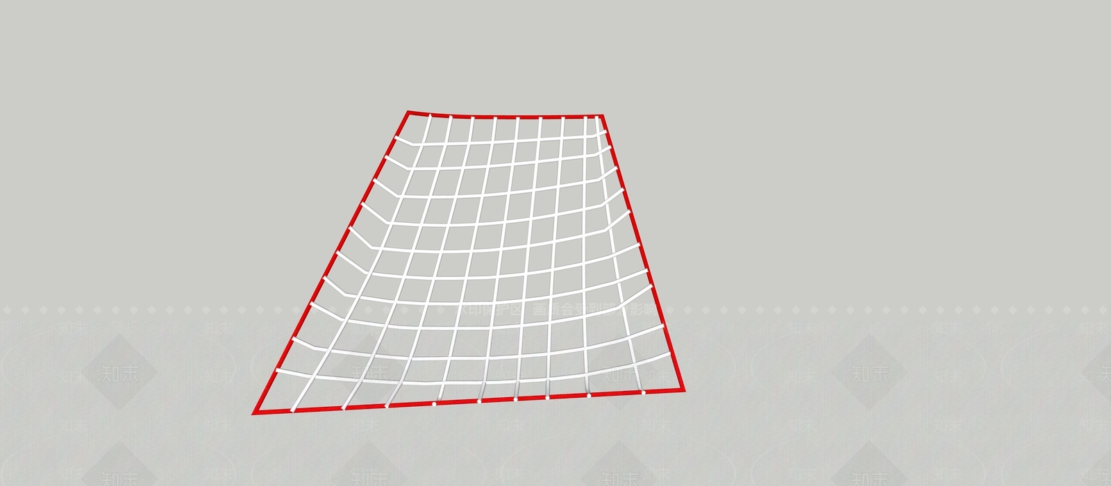 儿童游乐设施攀爬网SU模型下载【ID:633013230】