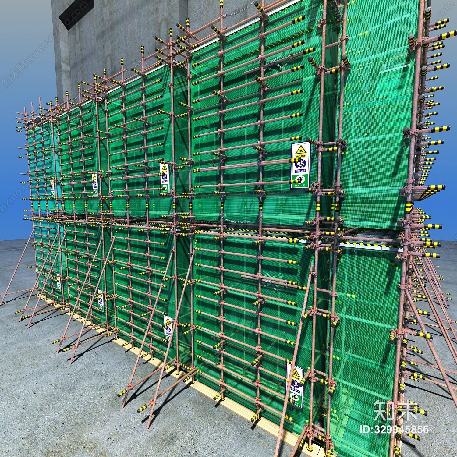 其它脚手架3D模型下载【ID:329945856】