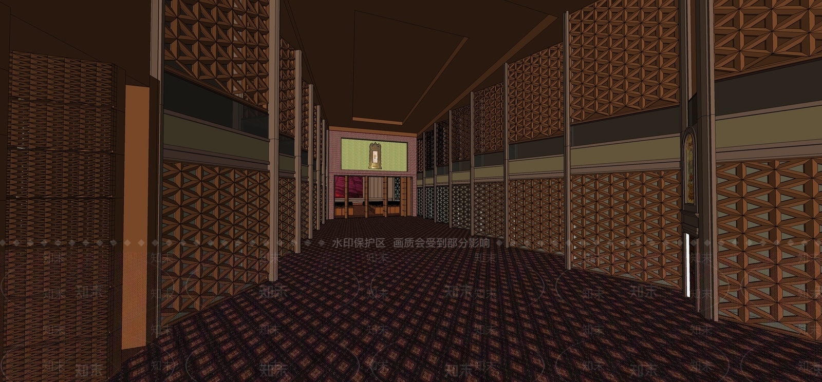 道教文化演艺中心SU模型下载【ID:732816944】