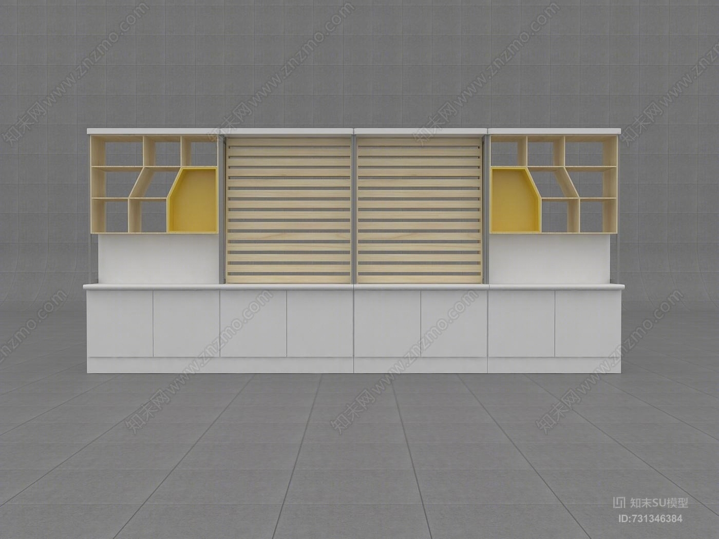 货架展示架SU模型下载【ID:731346384】