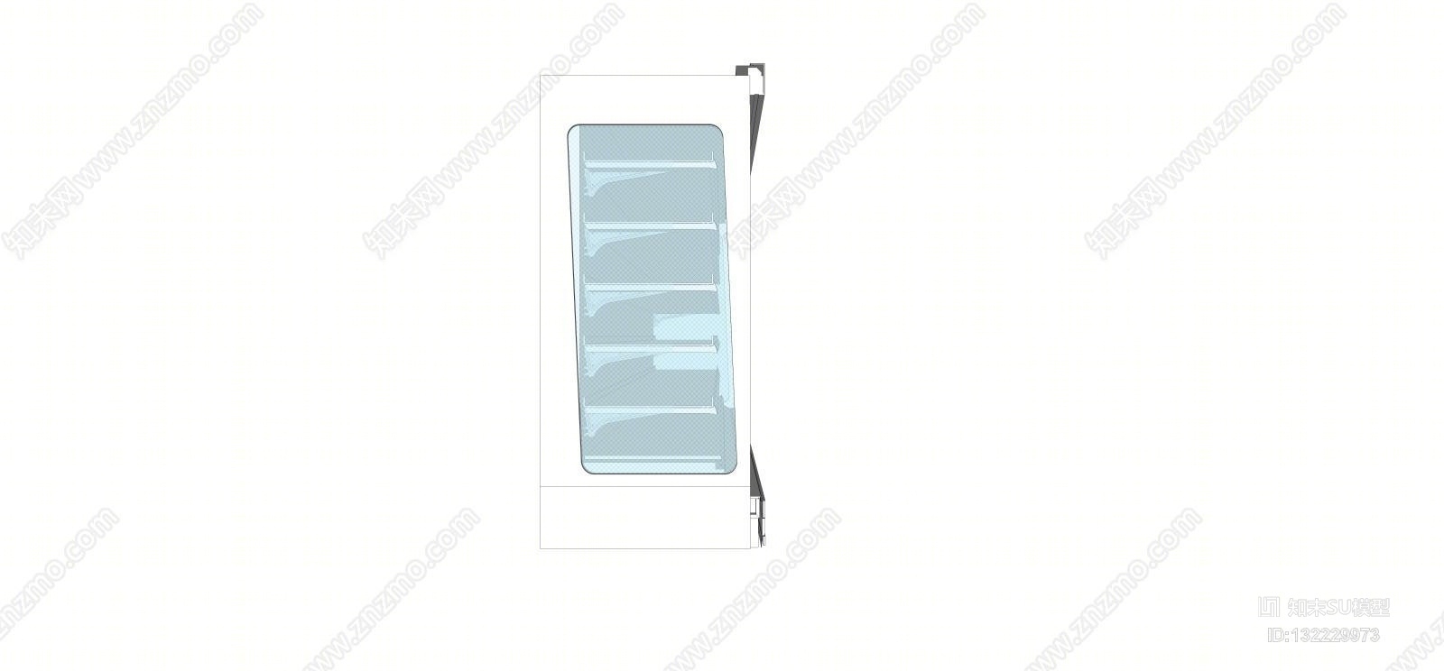 冷柜SU模型下载【ID:132229973】